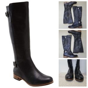 Ugg Amberlee Black Riding Boots